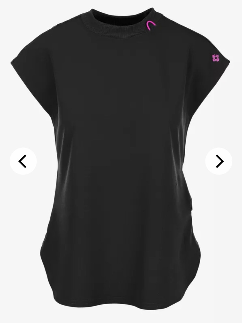 Med Couture Black scrub top
